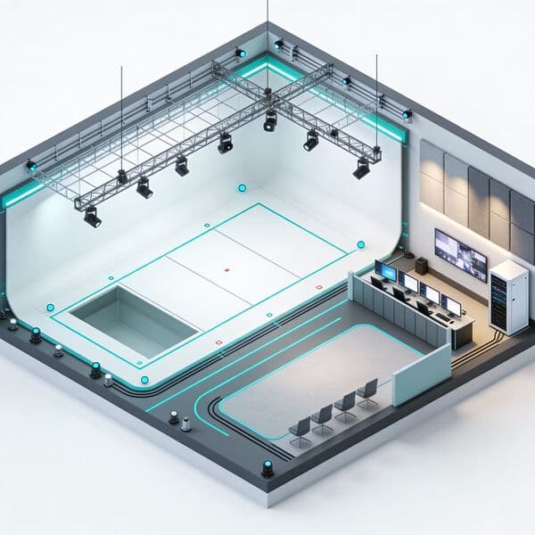 AR VR studio layout planning