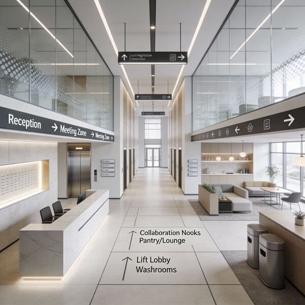 Wayfinding and office branding