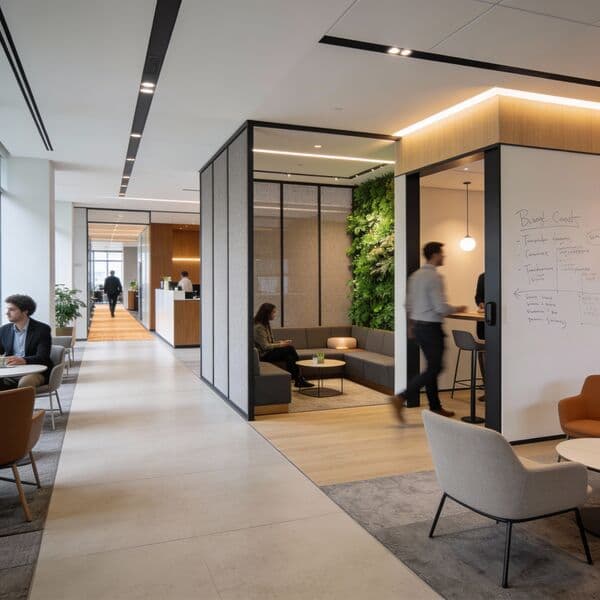 Office zoning and circulation