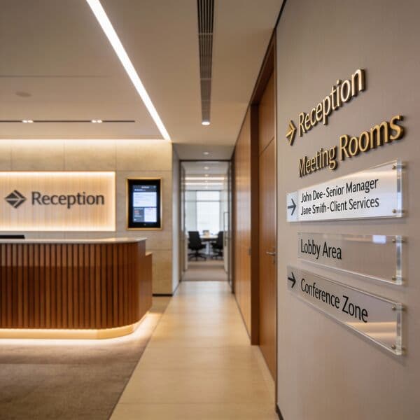 Information zones and signage intent